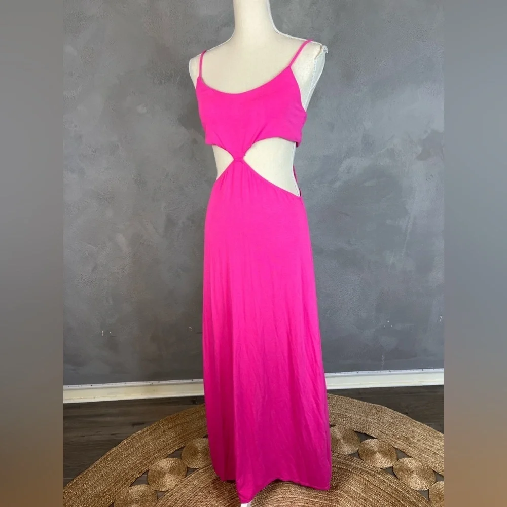 Free people beach piper dress magenta